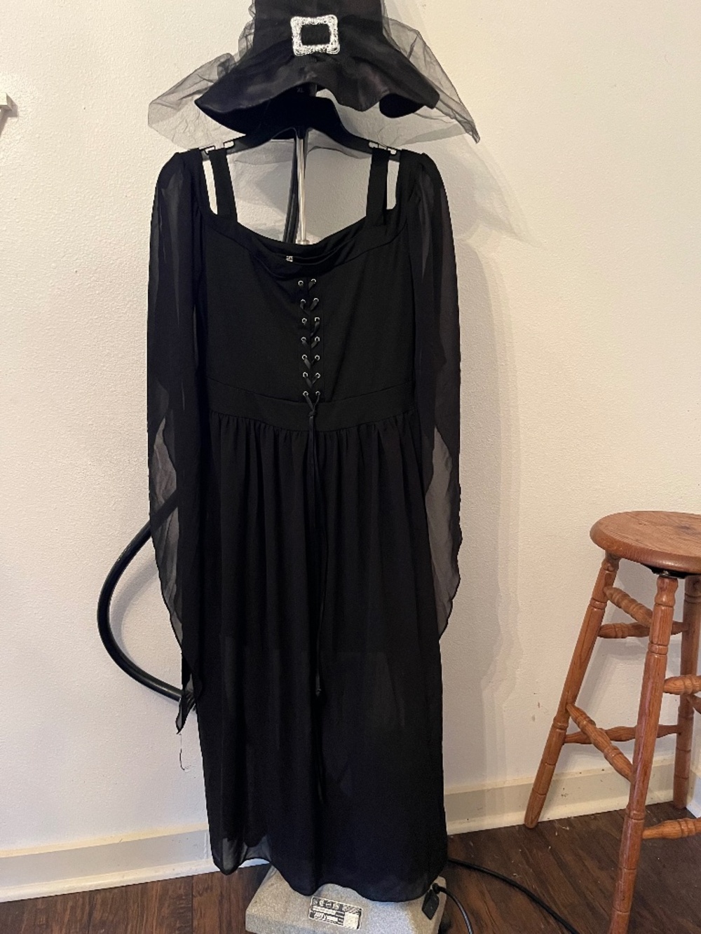 Witch dress an hat Halloween